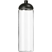 H2O Active® Vibe 850 ml sportfles met koepeldeksel - Transparant/Zwart