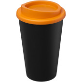 Americano® Eco 350 ml återvinningsbar mugg - Svart/Orange