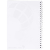 Desk-Mate® A5 wire-o notitieboek met PP-omslag - Wit - 50 pages