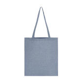 Recycled Cotton/Polyester Tote LH - Royal Heather - One Size