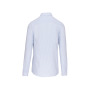 Heren Oxford overhemd lange mouwen Striped White / Oxford Blue 3XL