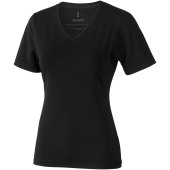 Kawartha biologisch dames t-shirt met korte mouwen - Zwart - XS