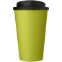 Americano® Recycled 350 ml geïsoleerde beker - Lime/Zwart