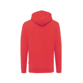 Iqoniq Jasper gerecycled katoen hoodie, luscious red (M)