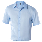 Getailleerd heren non-iron overhemd korte mouwen Getailleerd heren non-iron overhemd korte mouwen