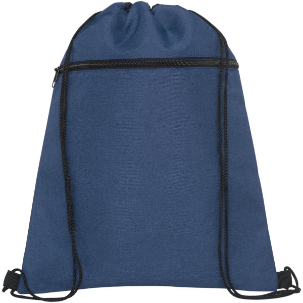 Hoss drawstring backpack 5L - Heather navy