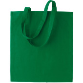 Shopper bag long handles Kelly Green One Size