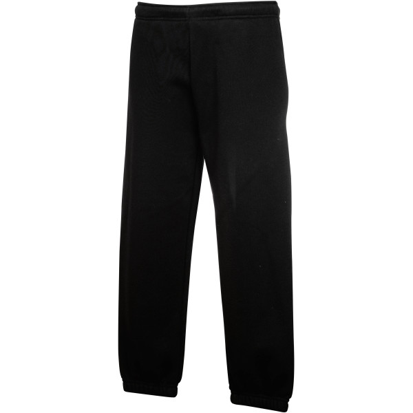 Kids Classic Elasticated Cuff Jog Pants (64-051-0) Black 5/6 ans