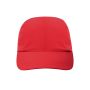 MB6228 3 Panel Cap - red - one size