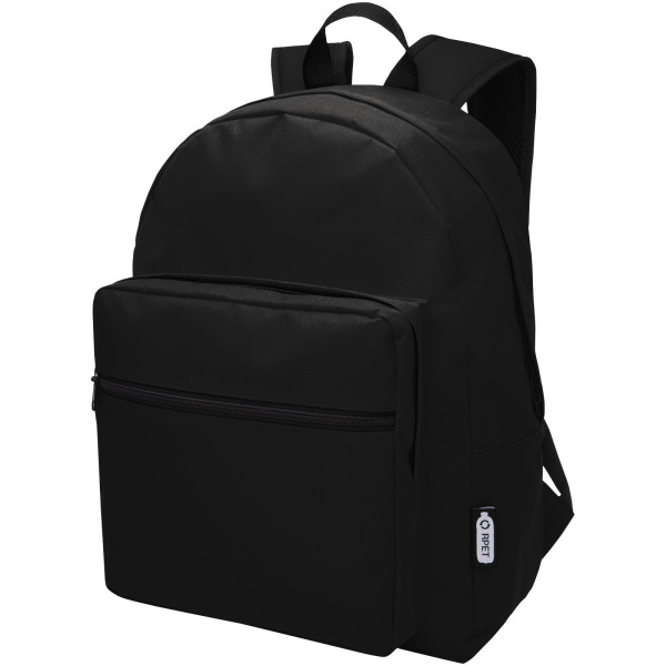 Retrend GRS RPET backpack 16L - Solid black