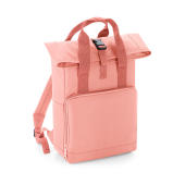 Twin Handle Roll-Top Backpack - Blush Pink - One Size