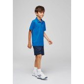 Kids' SHORT-SLEEVED polo shirt Sporty Royal Blue 10/12 years