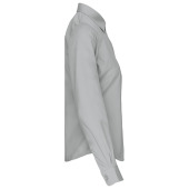 Ladies' long-sleeved cotton poplin shirt Snow Grey XXL