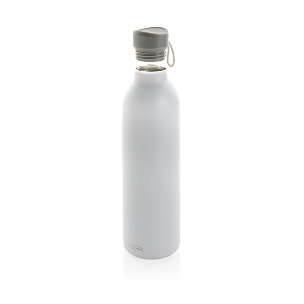 Avira Avior RCS gerecycled roestvrijstalen fles 1L, wit