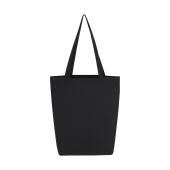 Baby Canvas Cotton Bag LH with Gusset - Black - One Size