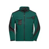 Workwear Softshell Jacket - STRONG - - dark-green/black - XS