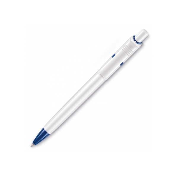 Ball pen Ducal hardcolour  - White / Dark Blue