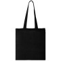 Carolina 100 g/m² cotton tote bag 7L - Solid black