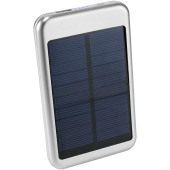 Bask 4000 mAh solar power bank - Silver