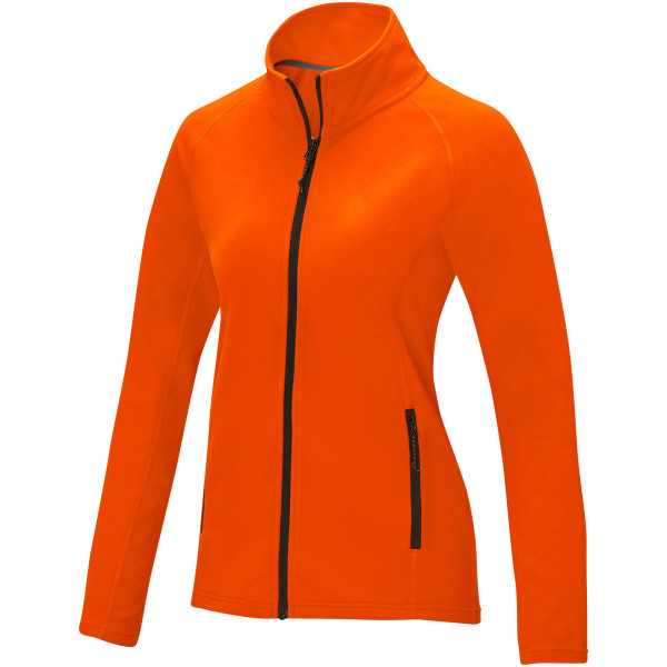 Zelus women's fleece jacket - Orange - XXL