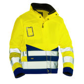 Jobman 1231 Hi-vis jacket geel/navy xxl