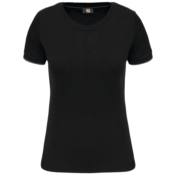 Dames-t-shirt Day To Day korte mouwen Black / Silver 3XL