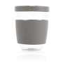 Ukiyo borosilicate glass with silicone lid and sleeve, grey