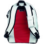 Utah polyester rugzak 23L - Rood/Gebroken wit