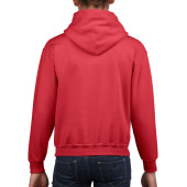 Gildan Sweater Hooded HeavyBlend for kids 7620 red XS