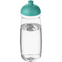 H2O Active® Pulse 600 ml dome lid sport bottle - Transparent/Aqua blue