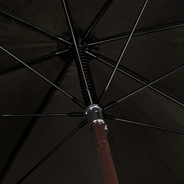 Falcone - Grote paraplu - Handopening - Windproof -  130 cm - Zwart