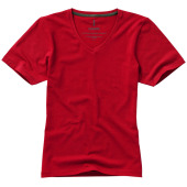 Kawartha biologisch dames t-shirt met korte mouwen - Rood - XXL