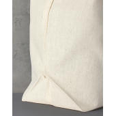 Double Handle Gusset Bag - Snowwhite - One Size