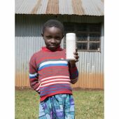 Join The Pipe Nairobi Ring Bottle White 500ml waterfles