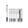 Balpen Cosmo stylus hardcolour - Wit / Licht Blauw