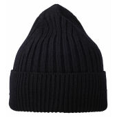 9063 CAP KNITTED BLACK ONE