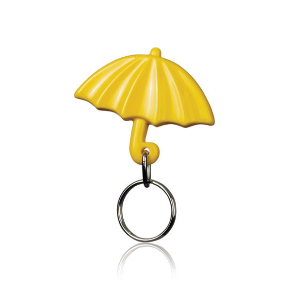 Sleutelhanger umbrella paraplu geel Sleutelhanger umbrella paraplu geel