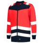 Softshell High Vis Bicolor 403021 Fluor Red-Ink XS