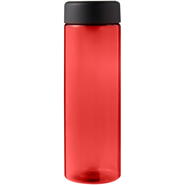 H2O Active® Eco Vibe 850 ml screw cap water bottle - Red/Solid black