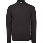 ID.001 Men's long-sleeve polo shirt Black 3XL