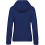 Dames hooded sweater Bio Ocean Blue Heather M