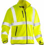 Jobman 5101 Hi-vis light softshell jacket geel xs