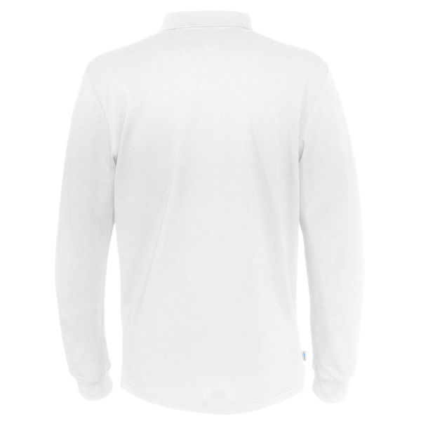 Cottover Gots Pique Long Sleeve Man white S