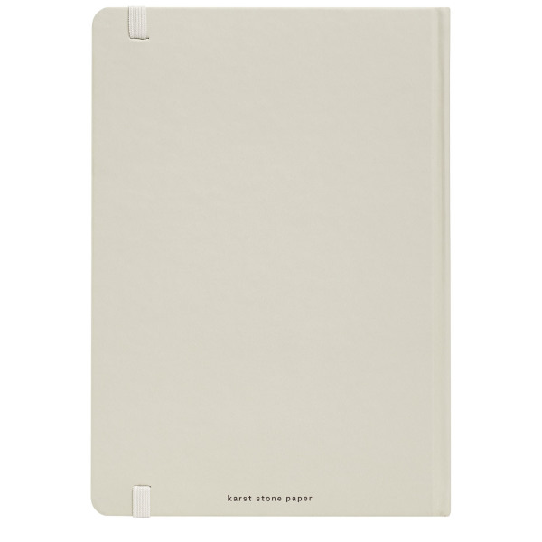 Karst® A5 stone paper hardcover notebook - lined - Beige