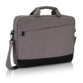 Trend 15” laptop tas PVC-vrij, grijs, zwart