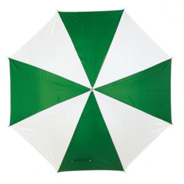 Automatisch te openen paraplu DISCO - groen, wit