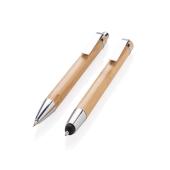 Bambus penne sæt, brun