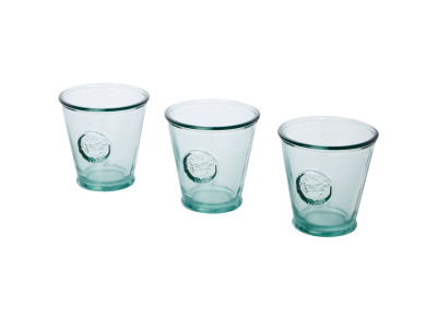 Copa driedelige set van 250 ml gerecycled glas