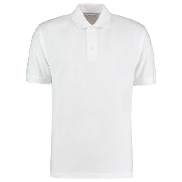 Klassic Poly/Cotton Piqué Polo Shirt, White, S, Kustom Kit