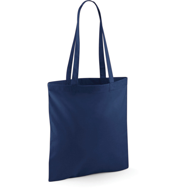 Shopper bag long handles French Navy One Size